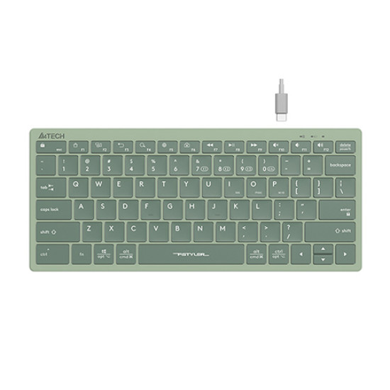 A4TECH Fstyler FBX51C Rechargeable Bluetooth & 2.4G Wireless Keyboard