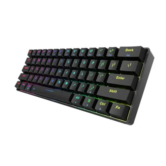 Dareu EK861 TRINITY GTR Red Switch RGB Tri-Mode Wireless Mechanical Keyboard