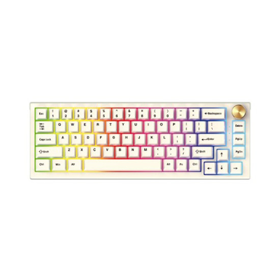 Fantech MAXFIT67 MK858 Space Edition RGB Kailh Box White Switch Mechanical Hotswap Keyboard