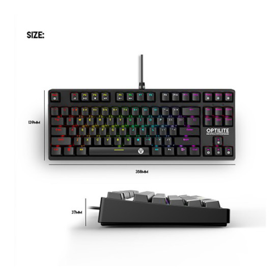 Fantech MK872 Optilite Tournament Edition RGB Mechanical Keyboard