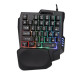 Jedel K601 Single Hand RGB Gaming Keyboard