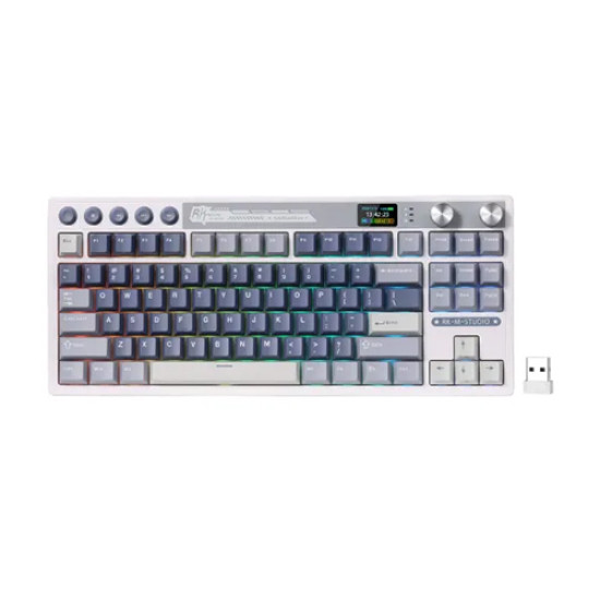 Royal Kludge M87 Beige Switch Mechanical Keyboard