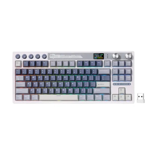 Royal Kludge M87 Cream Switch Mechanical Keyboard