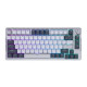 Royal Kludge RK H81 RGB Tri-Mode Hot-Swappable Cyan Switch Mechanical Keyboard