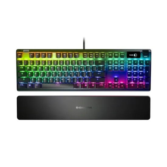 Steelseries Apex 7 RGB Blue Switch Mechanical Gaming Keyboard With Magnetic Wrist Rest
