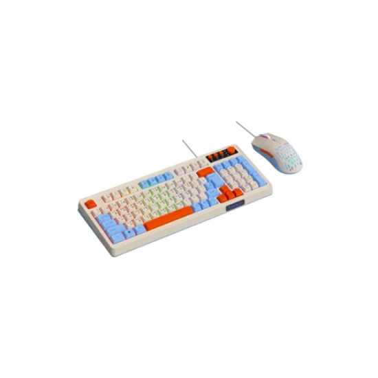 T-WOLF TF100 Wired Keyboard Mouse Gaming Combo