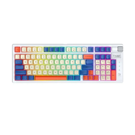 T-Wolf T70 Tri Mode RGB Mechanical Gaming Keyboard
