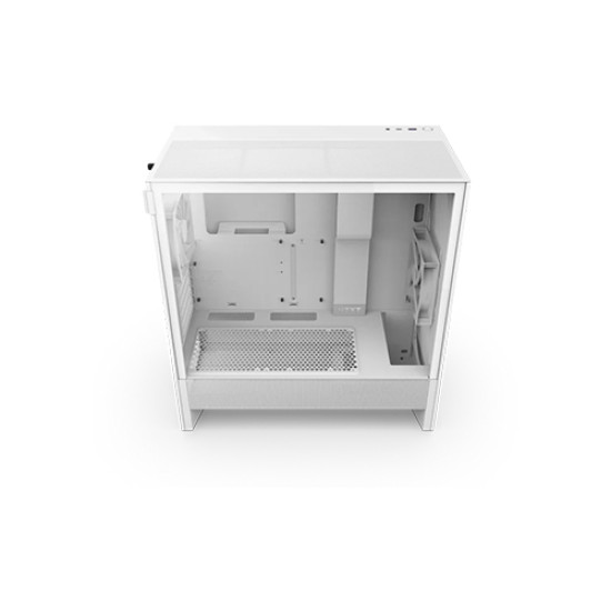 NZXT H5 Flow 2024 Compact Mid-tower Airflow Casing White