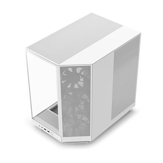 NZXT H6 Flow 2023 Compact Dual-Chamber Mid-tower Airflow Casing White NZXT H6 Flow 2023 Compact Dual-Chamber Mid-tower Airflow Casing White