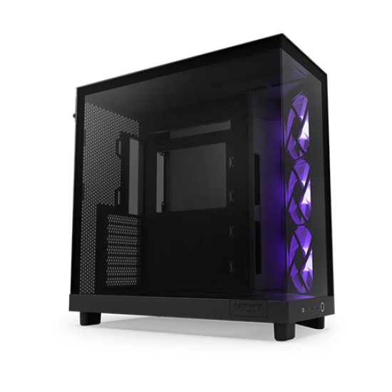 NZXT H6 Flow RGB 2023 Compact Dual-Chamber Mid-tower Airflow Casing