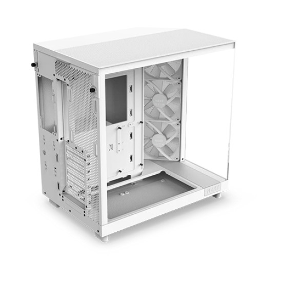 NZXT H6 Flow RGB 2023 Compact Dual-Chamber Mid-tower Airflow Casing White