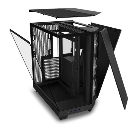 NZXT H6 Flow RGB 2023 Compact Dual-Chamber Mid-tower Airflow Casing