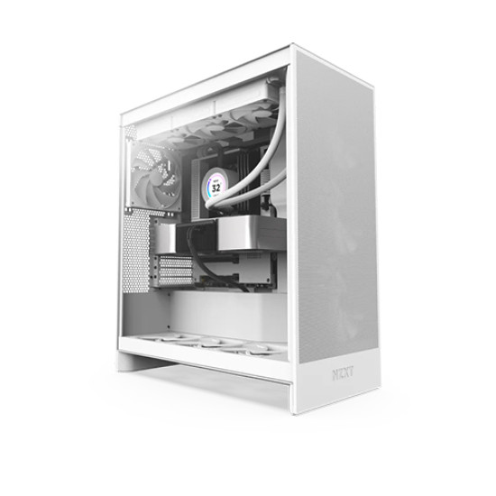 NZXT H7 Flow 2024 Mid-Tower ATX Airflow Casing White