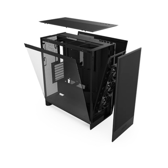 NZXT H7 Flow 2024 Mid-Tower ATX Airflow Casing NZXT H7 Flow 2024 Mid-Tower ATX Airflow Casing