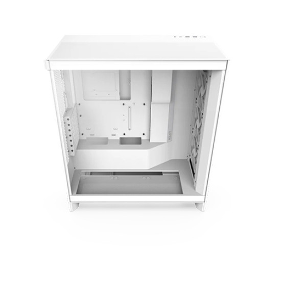 NZXT H7 Flow RGB 2024 Mid-Tower ATX Airflow Casing With 360 RGB Fan White
