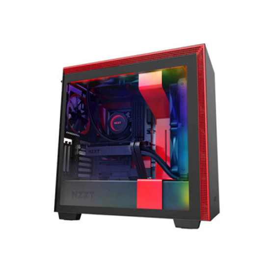 NZXT H710i Mid-Tower Black & Red Casing with Smart Device 2