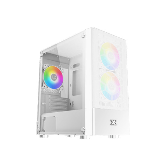 XIGMATEK Oreo Arctic Tempered Glass Mini Tower Gaming Casing