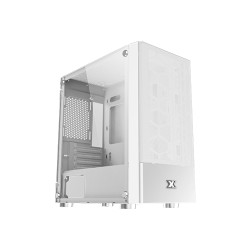 XIGMATEK Oreo Arctic Tempered Glass Mini Tower Gaming Casing XIGMATEK Oreo Arctic Tempered Glass Mini Tower Gaming Casing