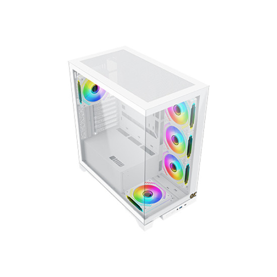 Xigmatek Endorphin Ultra Arctic Mid Tower RGB Gaming Case
