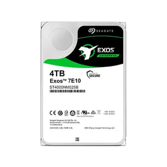 Seagate Exos 7E10 4TB 3.5 Inch SAS 7200RPM Enterprise Internal HDD #ST4000NM025B