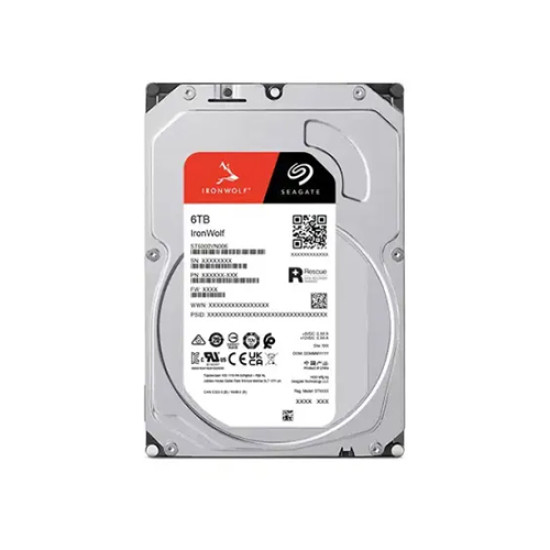 Seagate IronWolf 6TB 3.5 Inch SATA 5400RPM NAS HDD