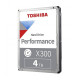 TOSHIBA X300 Performance 4TB 3.5" 7200 RPM SATA Hard Disk Drive