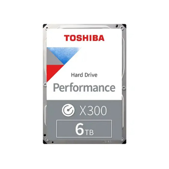 TOSHIBA X300 Performance 6TB 3.5" 7200 RPM SATA Hard Disk Drive