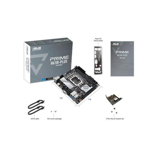 ASUS PRIME H610I-PLUS DDR5 Mini ITX Motherboard