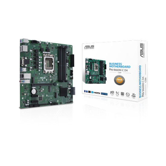 ASUS Pro B660M-C D4-CSM mATX Motherboard
