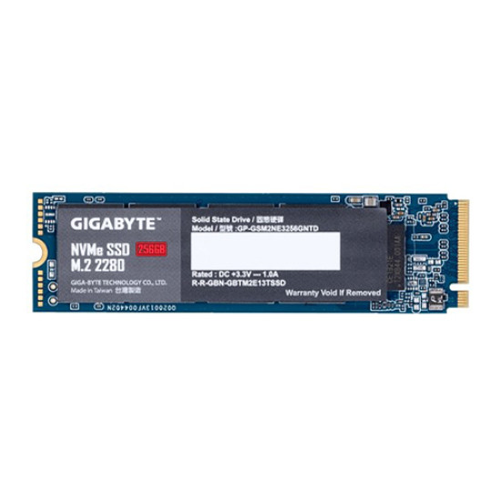 Gigabyte 256GB NVMe M.2 SSD Gigabyte 256GB NVMe M.2 SSD