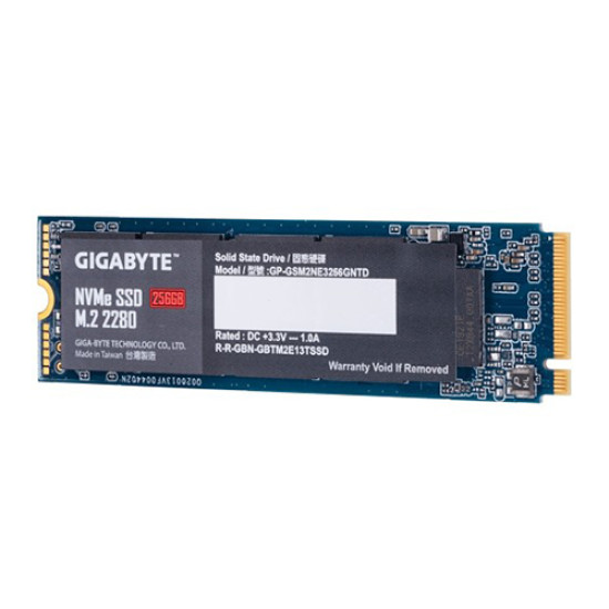 Gigabyte 256GB NVMe M.2 SSD Gigabyte 256GB NVMe M.2 SSD