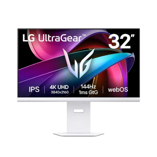 LG UltraGear 32G810SA-W 4K 144Hz IPS AI Smart Gaming Monitor