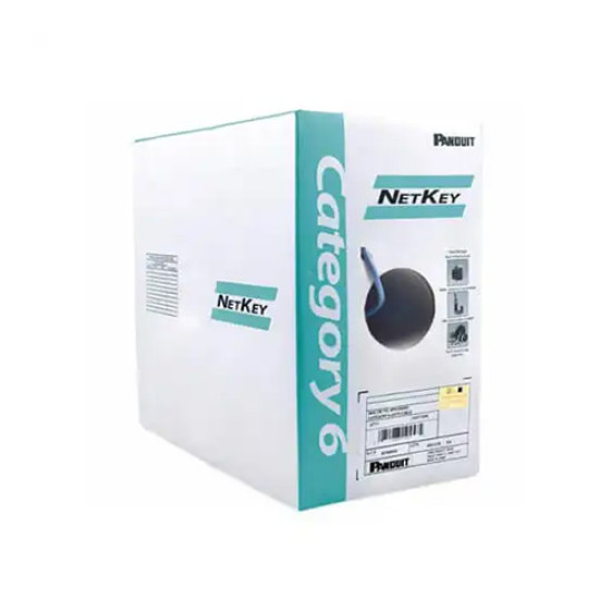 Panduit Netkey NUC6C04BU-FE 305 Meter Blue Cat6 UTP Copper Cable Panduit Netkey NUC6C04BU-FE 305 Meter Blue Cat6 UTP Copper Cable