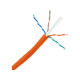 Safenet 42-5101OR 305 Meter Cat6A SFTP 23AWG LSZH Solid UTP Cable Orange