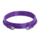 Safenet 34-3011PR 1 Meter Cat6 LSZH UTP Patch Cord Purple