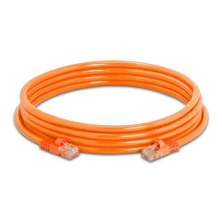 Safenet 44-5551OR 0.5 Meter Cat6A SFTP Stranded LSZH Patch Cord