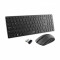 Rapoo 9300T Wireless Slim Keyboard White, Black Mouse Combo